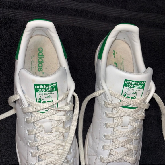 Adidas Stan Smith Fairway White Green Men's Athletic Sneaker M20324 SZ 10.5 - Picture 2 of 6